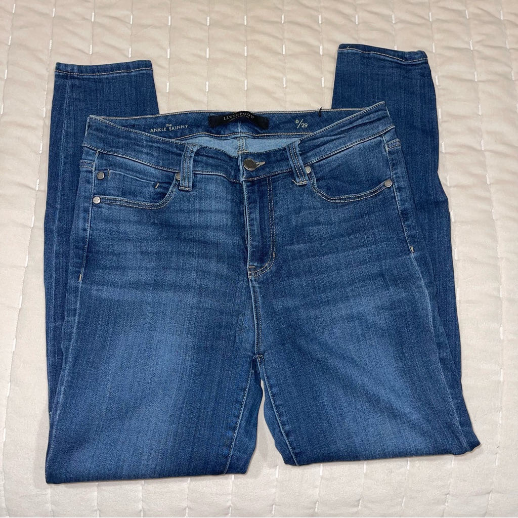 Liverpool Blue Jeans Nwot
